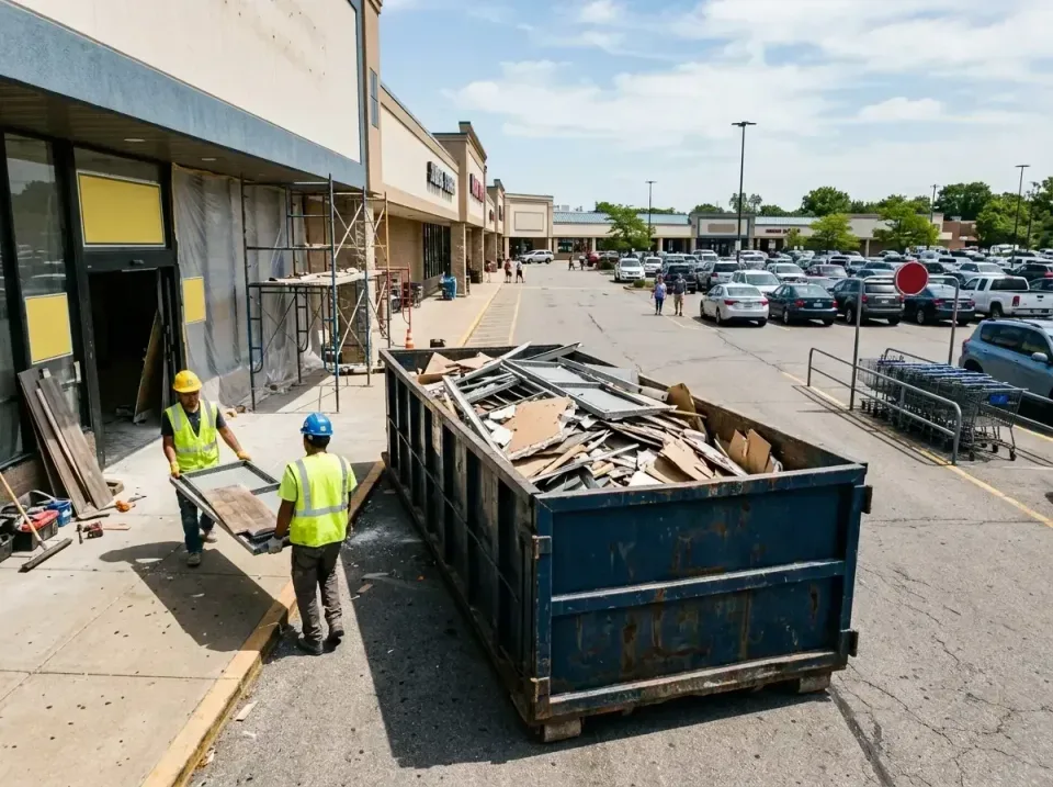 retail-store-renovation-debris-003 — frequently asked questions, Roll-off Dumpster Rentals in Du Quoin, IL